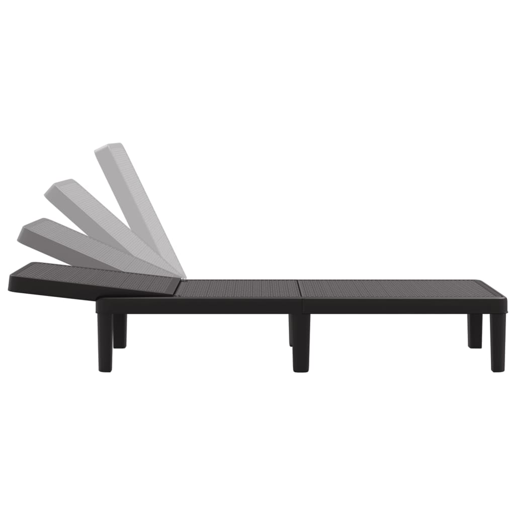 8721102554322_g_en_hd_5 vidaXL 4-Way Height Adjustable Sun Lounger 155.5x57x28 cm Polypropylene - Image 7