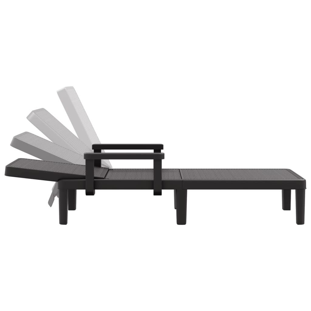 8721102554346_g_en_hd_5 vidaXL 4-Way Height Adjustable Sun Lounger 155.5x57x28 cm Polypropylene - Image 7