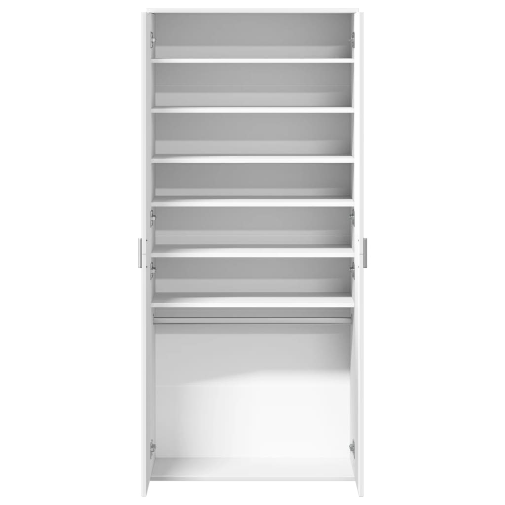 8721102595547_g_en_hd_4 vidaXL Shoe Cabinet White 80x39x178 cm Engineered Wood - Image 7