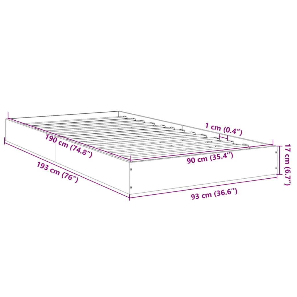 8721102599316_g_en_hd_8 vidaXL Bed Frame without Mattress White 90x190 cm Engineered Wood - Image 10
