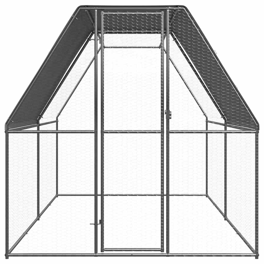 8721102608124_g_en_hd_1 vidaXL Chicken Cage 2x4x2 m Galvanised Steel - Image 2
