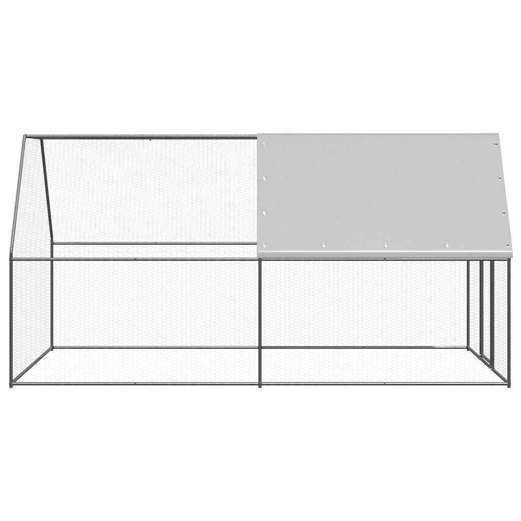 8721102608124_g_en_hd_2 vidaXL Chicken Cage 2x4x2 m Galvanised Steel - Image 3