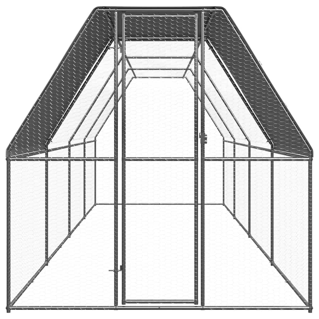 8721102608148_g_en_hd_1 vidaXL Chicken Cage 2x8x2 m Galvanised Steel - Image 2