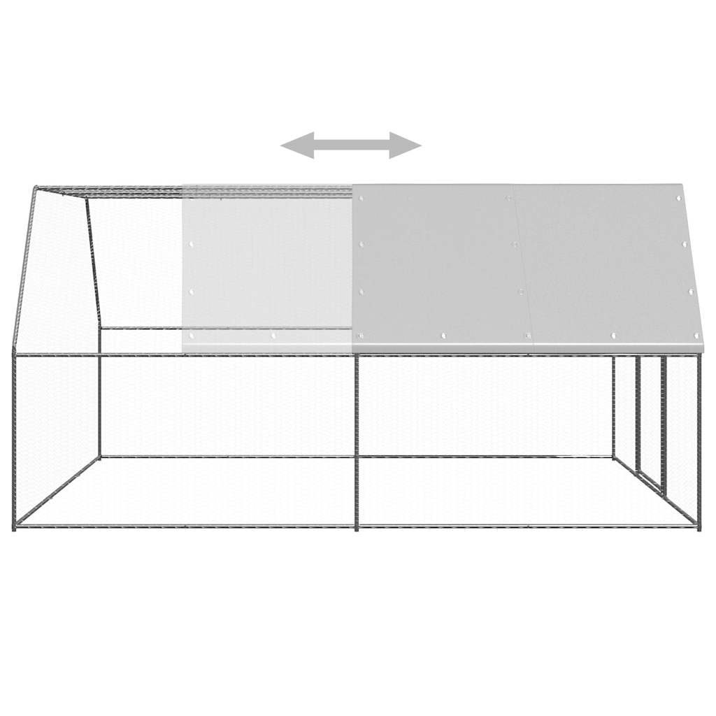 8721102608179_g_en_hd_3 vidaXL Chicken Cage 3x4x2 m Galvanised Steel - Image 4