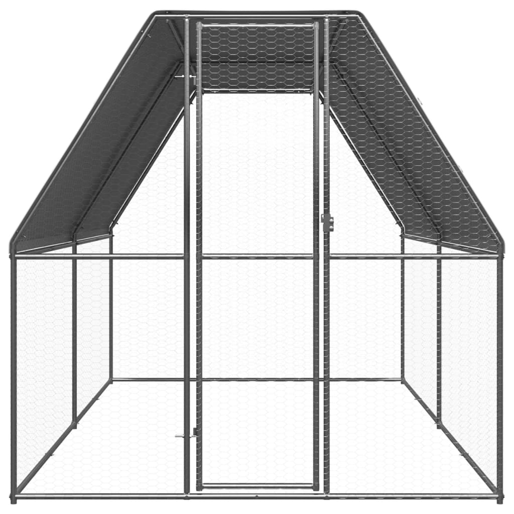 8721102608223_g_en_hd_1 vidaXL Chicken Cage 2x4x2 m Galvanised Steel - Image 2
