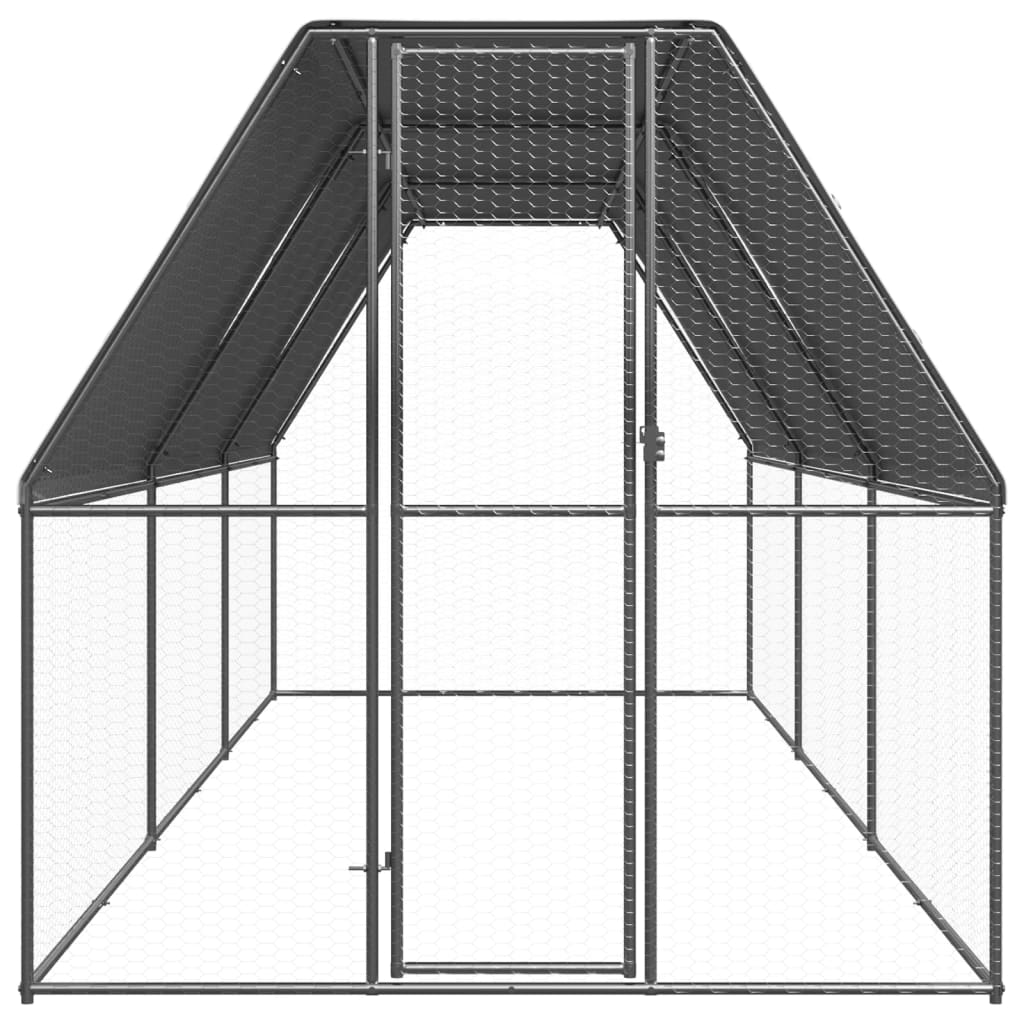 8721102608230_g_en_hd_1 vidaXL Chicken Cage 2x6x2 m Galvanised Steel - Image 2