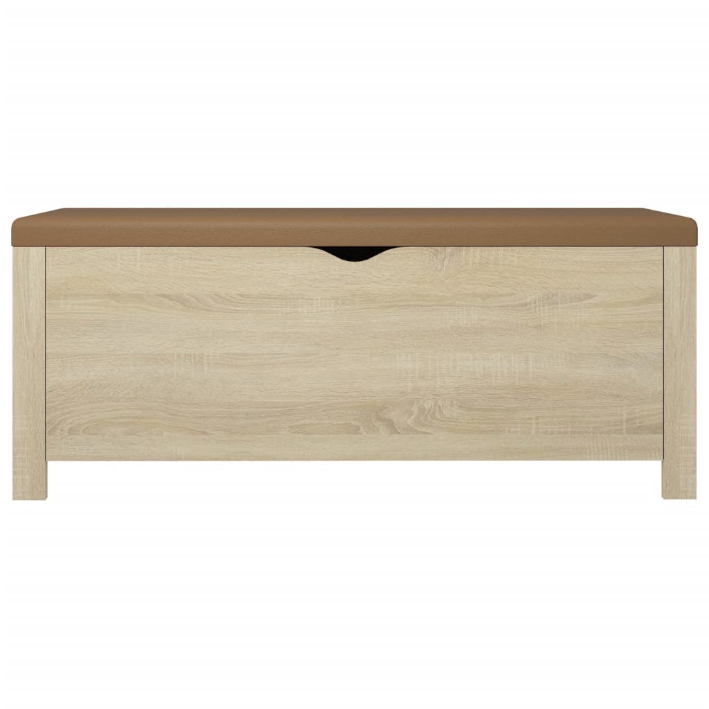 8721102608612_g_en_hd_3 vidaXL Storage Box with Cushion Sonoma Oak 105x40x45 cm - Image 5