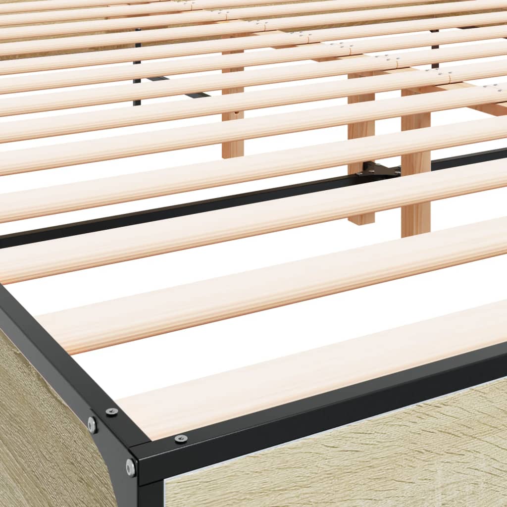 8721102613098_g_en_hd_5 vidaXL Bed Frame without Mattress Sonoma Oak 183x203 cm King - Image 7