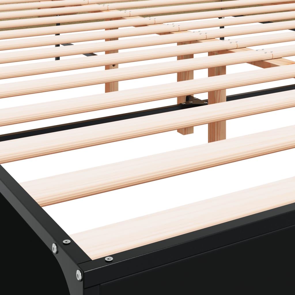 8721102613234_g_en_hd_5 vidaXL Bed Frame without Mattress Black 135x190 cm - Image 7