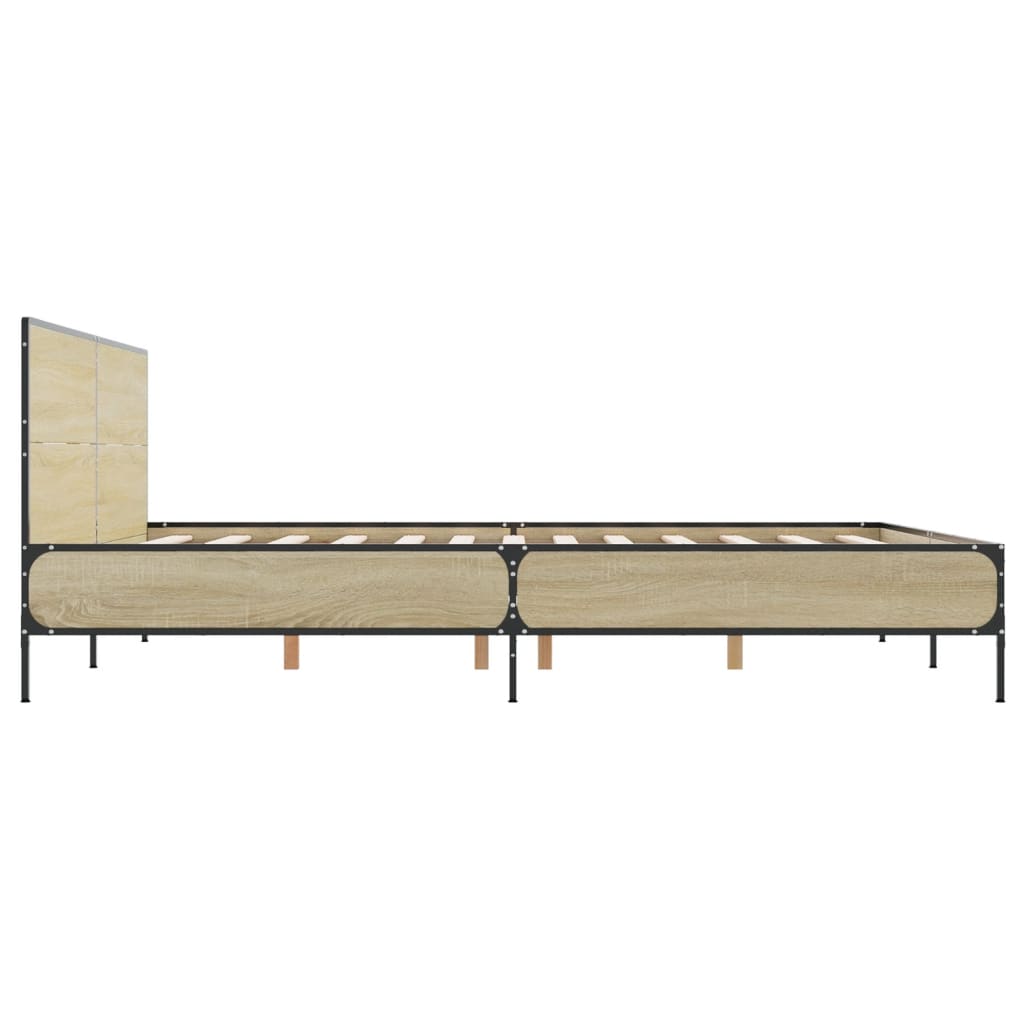 8721102613241_g_en_hd_3 vidaXL Bed Frame without Mattress Sonoma Oak 135x190 cm - Image 5