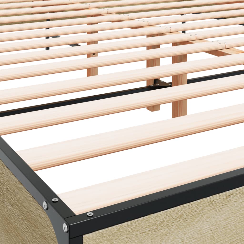 8721102613241_g_en_hd_5 vidaXL Bed Frame without Mattress Sonoma Oak 135x190 cm - Image 7
