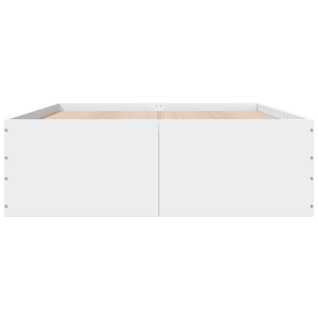 8721102615825_g_en_hd_2 vidaXL Bed Frame without Mattress White 135x190 cm - Image 4