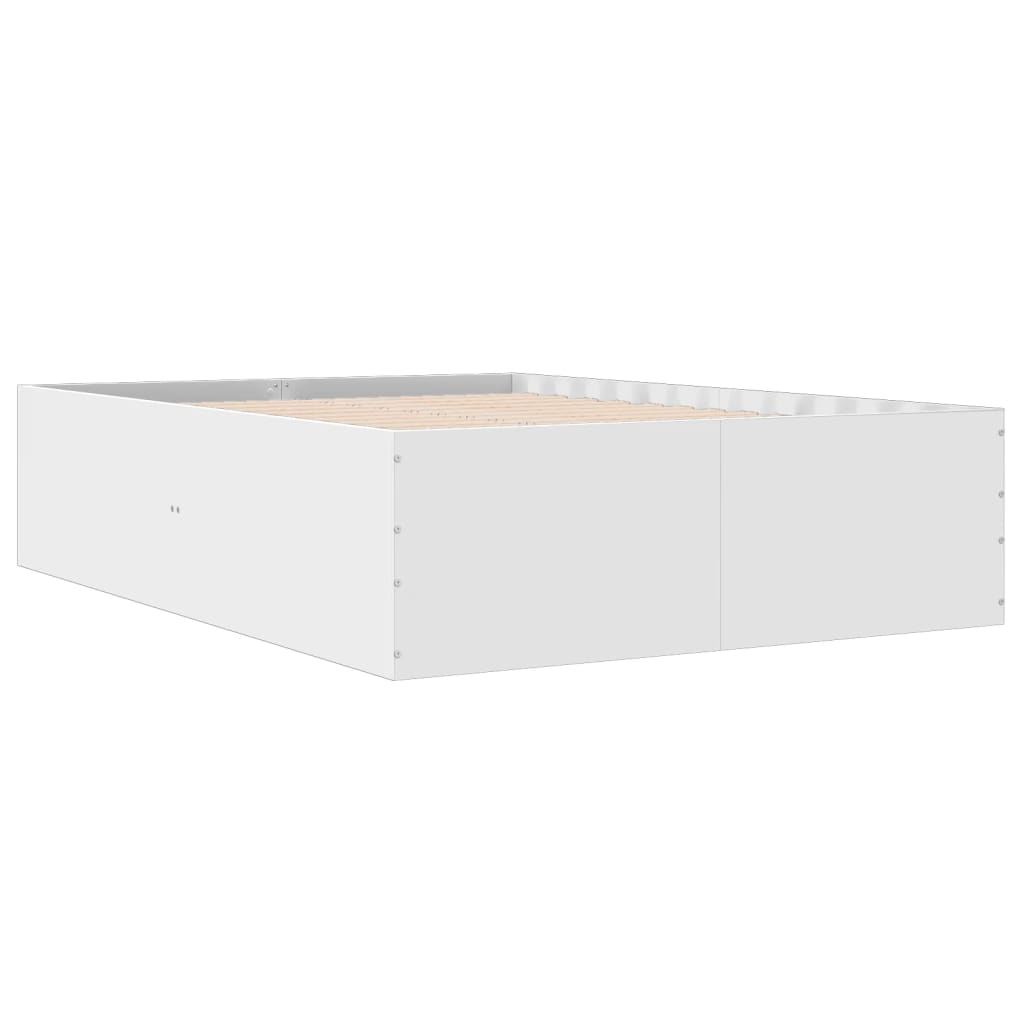 8721102615825_g_en_hd_4 vidaXL Bed Frame without Mattress White 135x190 cm - Image 6