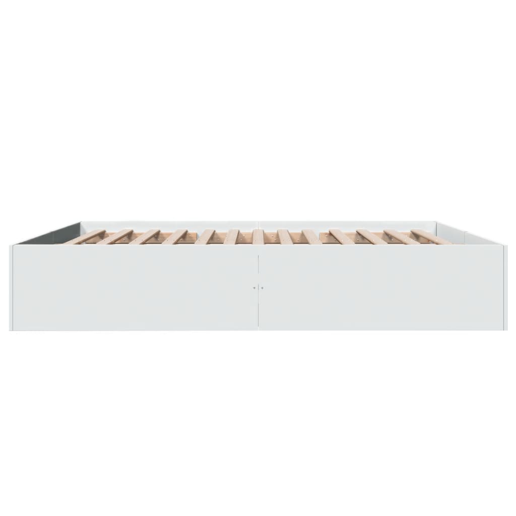8721102616310_g_en_hd_3 vidaXL Bed Frame without Mattress White 183x203 cm King - Image 5