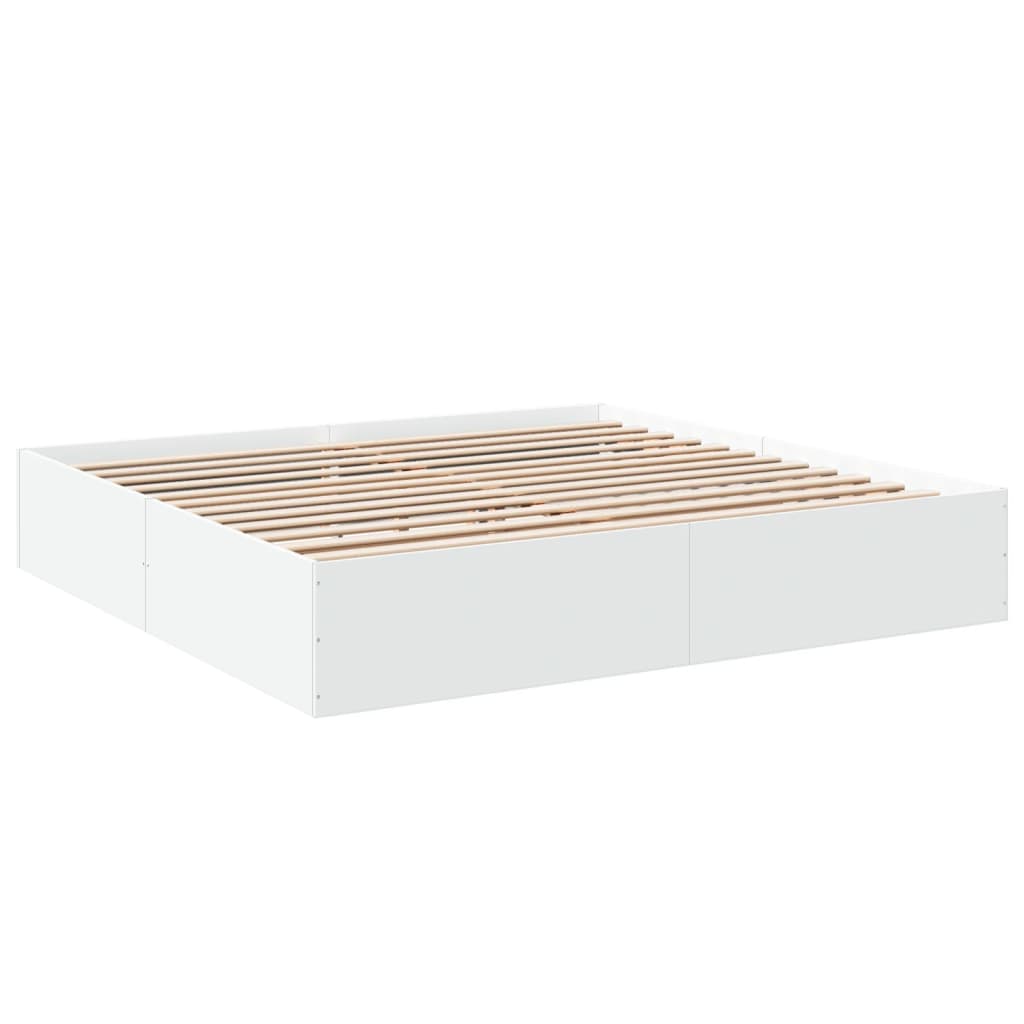 8721102616310_g_en_hd_4 vidaXL Bed Frame without Mattress White 183x203 cm King - Image 6
