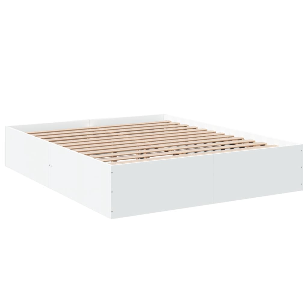 8721102616457_g_en_hd_1 vidaXL Bed Frame without Mattress White 150x200 cm - Image 3