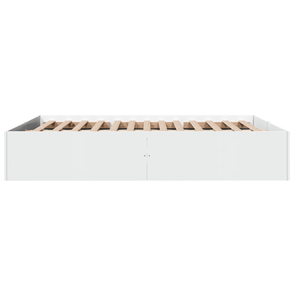 8721102616457_g_en_hd_3 vidaXL Bed Frame without Mattress White 150x200 cm - Image 5