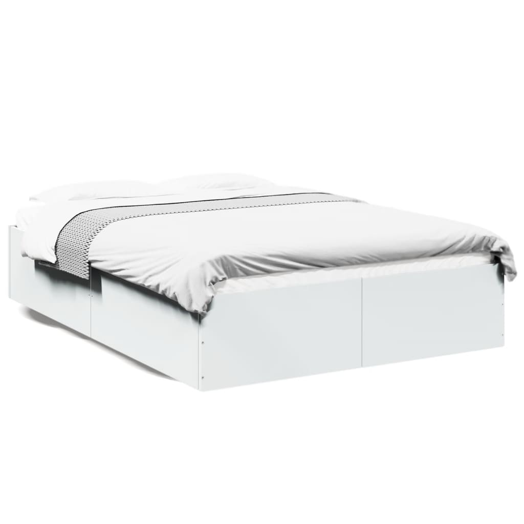 8721102616730_a_en_hd_1 vidaXL Bed Frame without Mattress White 135x190 cm - Image 2