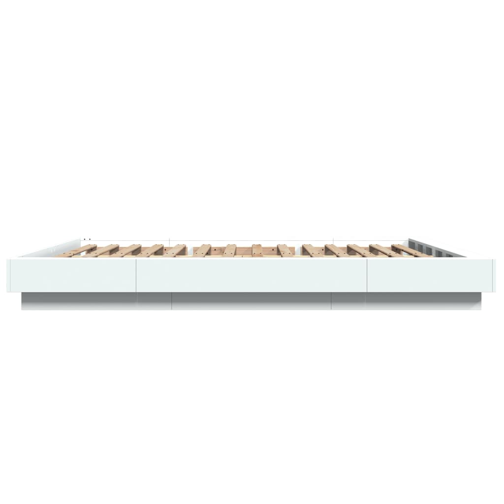 8721102617294_g_en_hd_4 vidaXL Bed Frame with LED Lights without Mattress White 150x200 cm - Image 6
