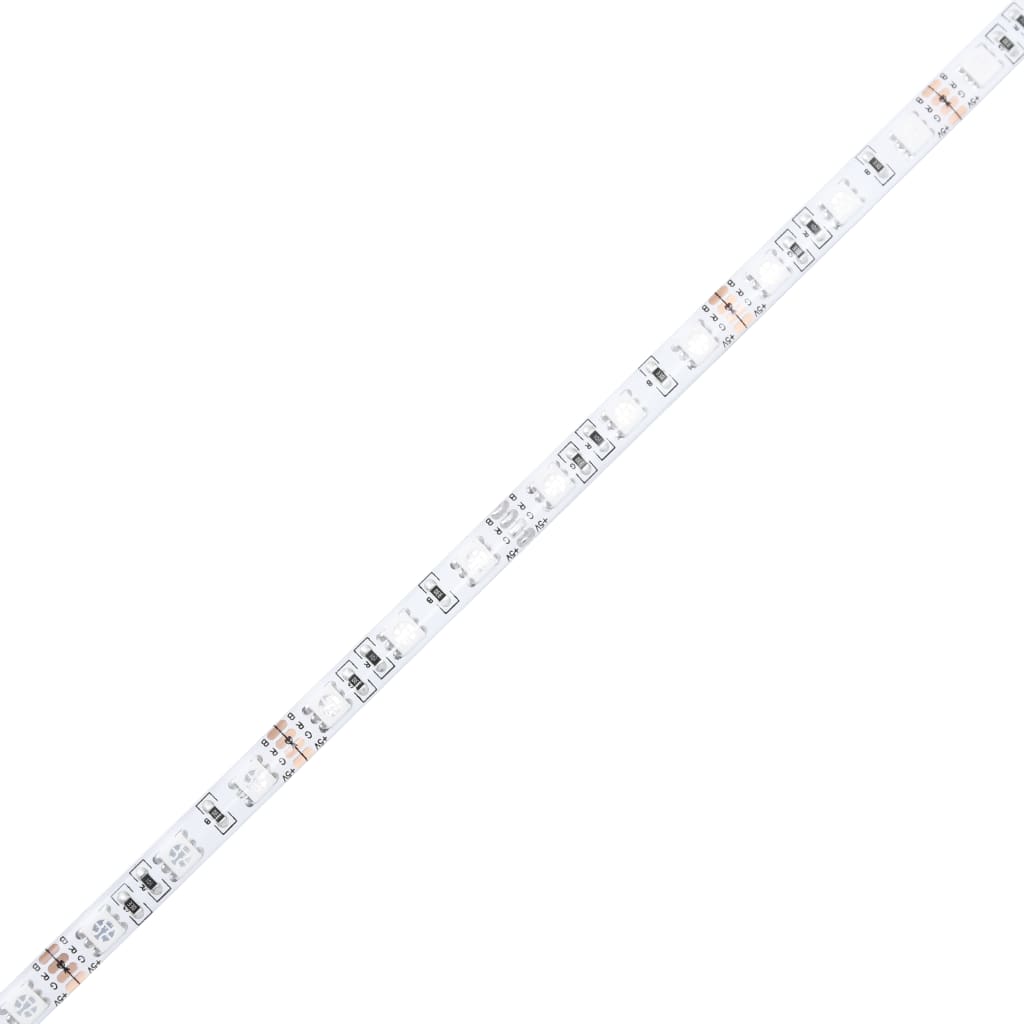 8721102617294_g_en_hd_9 vidaXL Bed Frame with LED Lights without Mattress White 150x200 cm - Image 11