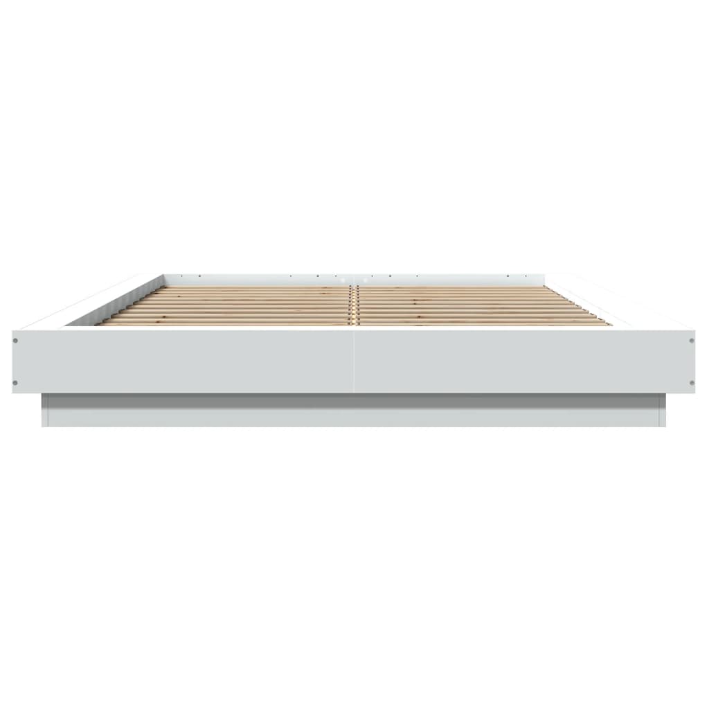 8721102617713_g_en_hd_3 vidaXL Bed Frame with LED Lights without Mattress White 135x190 cm - Image 5