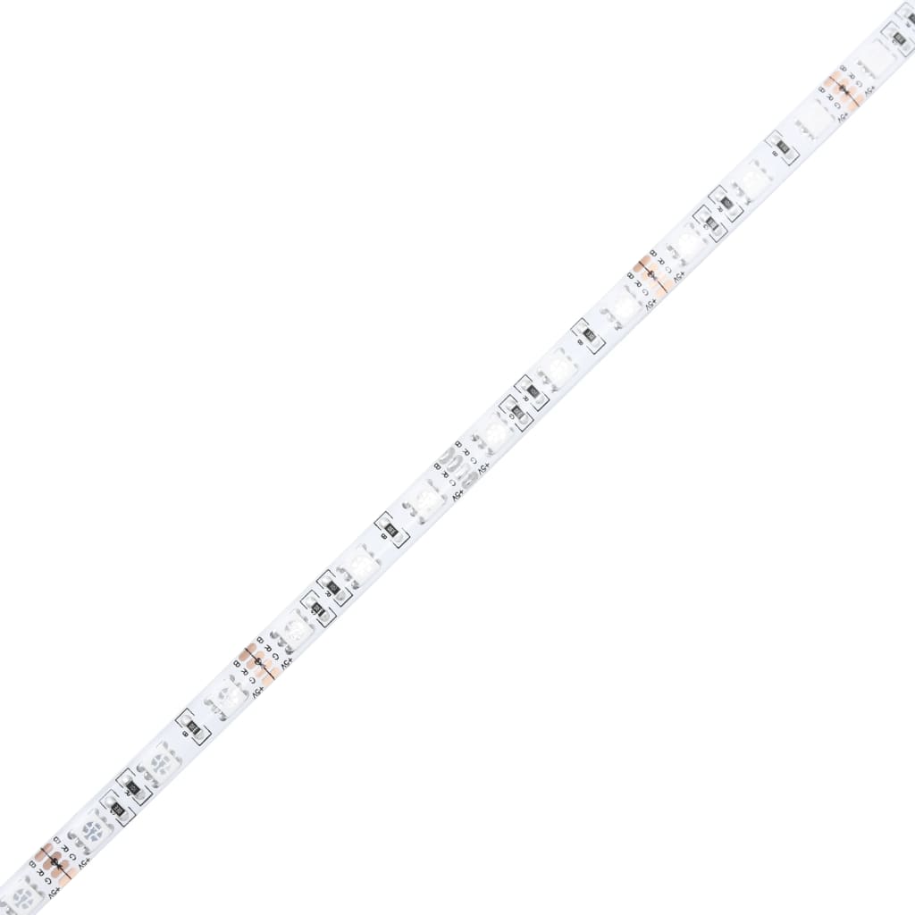8721102617713_g_en_hd_9 vidaXL Bed Frame with LED Lights without Mattress White 135x190 cm - Image 11