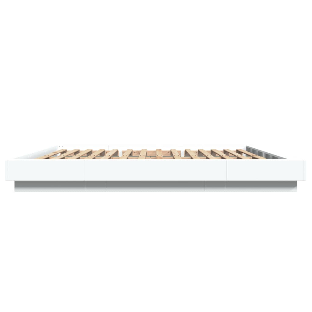 8721102618062_g_en_hd_3 vidaXL Bed Frame without Mattress White 183x203 cm King - Image 5