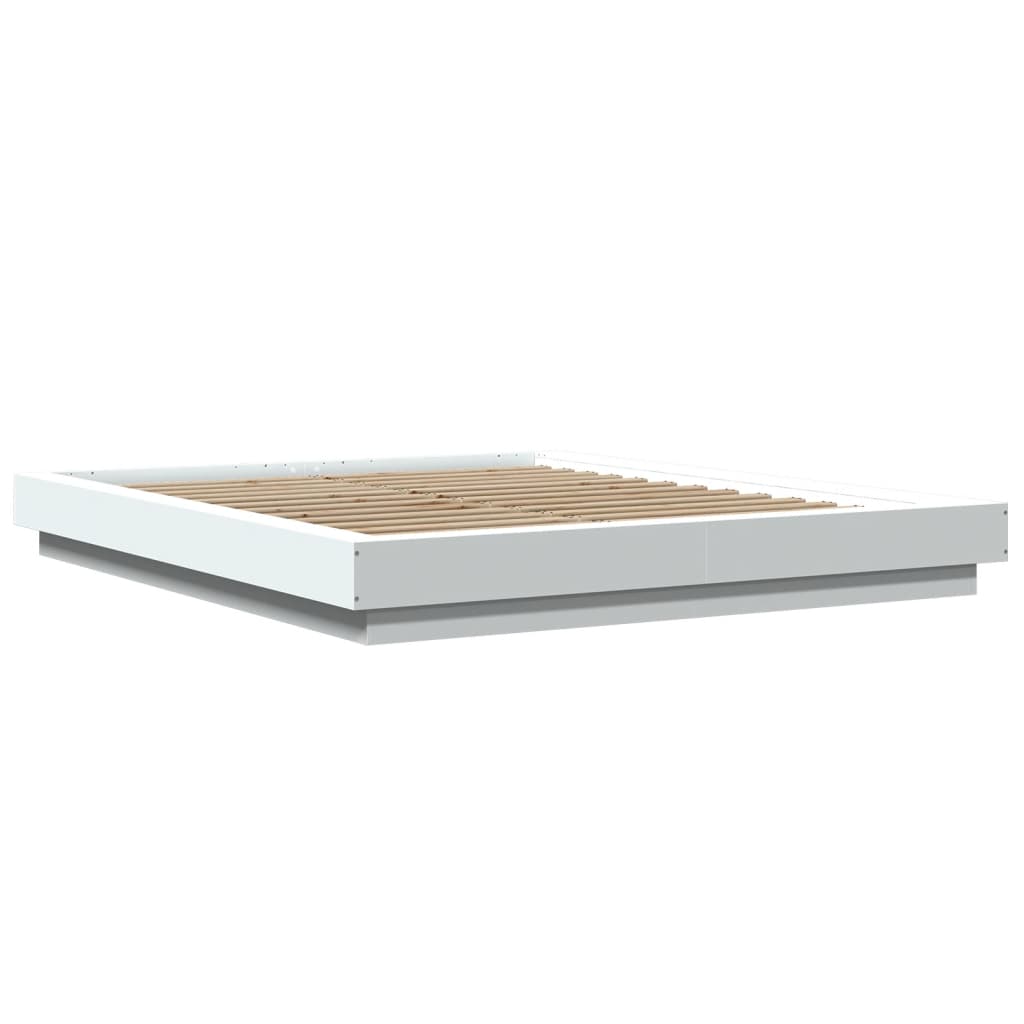 8721102618208_g_en_hd_1 vidaXL Bed Frame without Mattress White 150x200 cm - Image 3