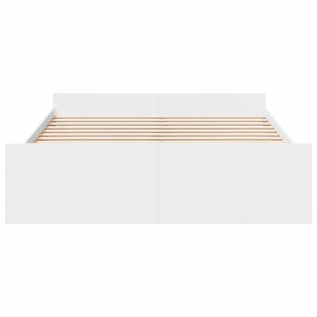 8721102619397_g_en_hd_2 vidaXL Bed Frame with Drawers without Mattress White 150x200 cm - Image 4