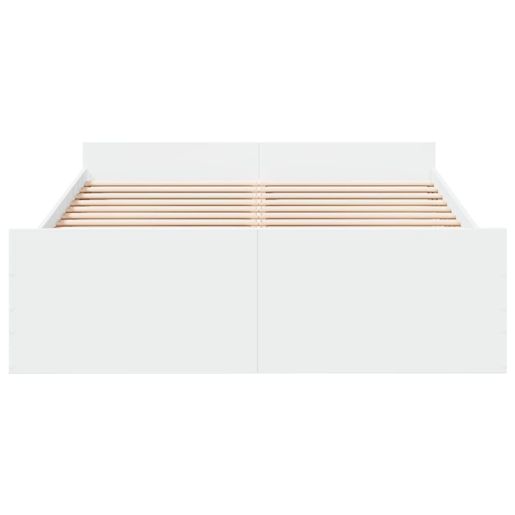 8721102619670_g_en_hd_2 vidaXL Bed Frame with Drawers without Mattress White 135x190 cm - Image 4