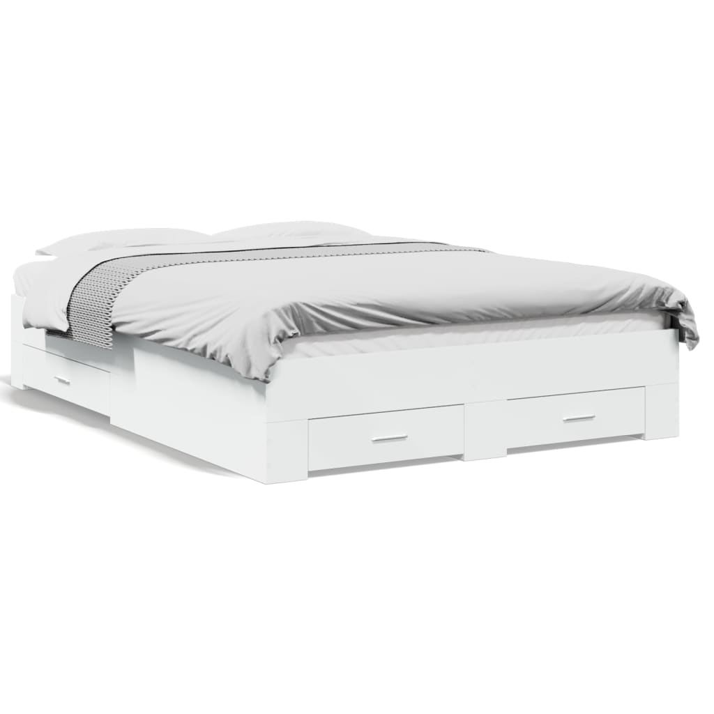 8721102620584_a_en_hd_1 vidaXL Bed Frame with Drawers without Mattress White 135x190 cm - Image 2