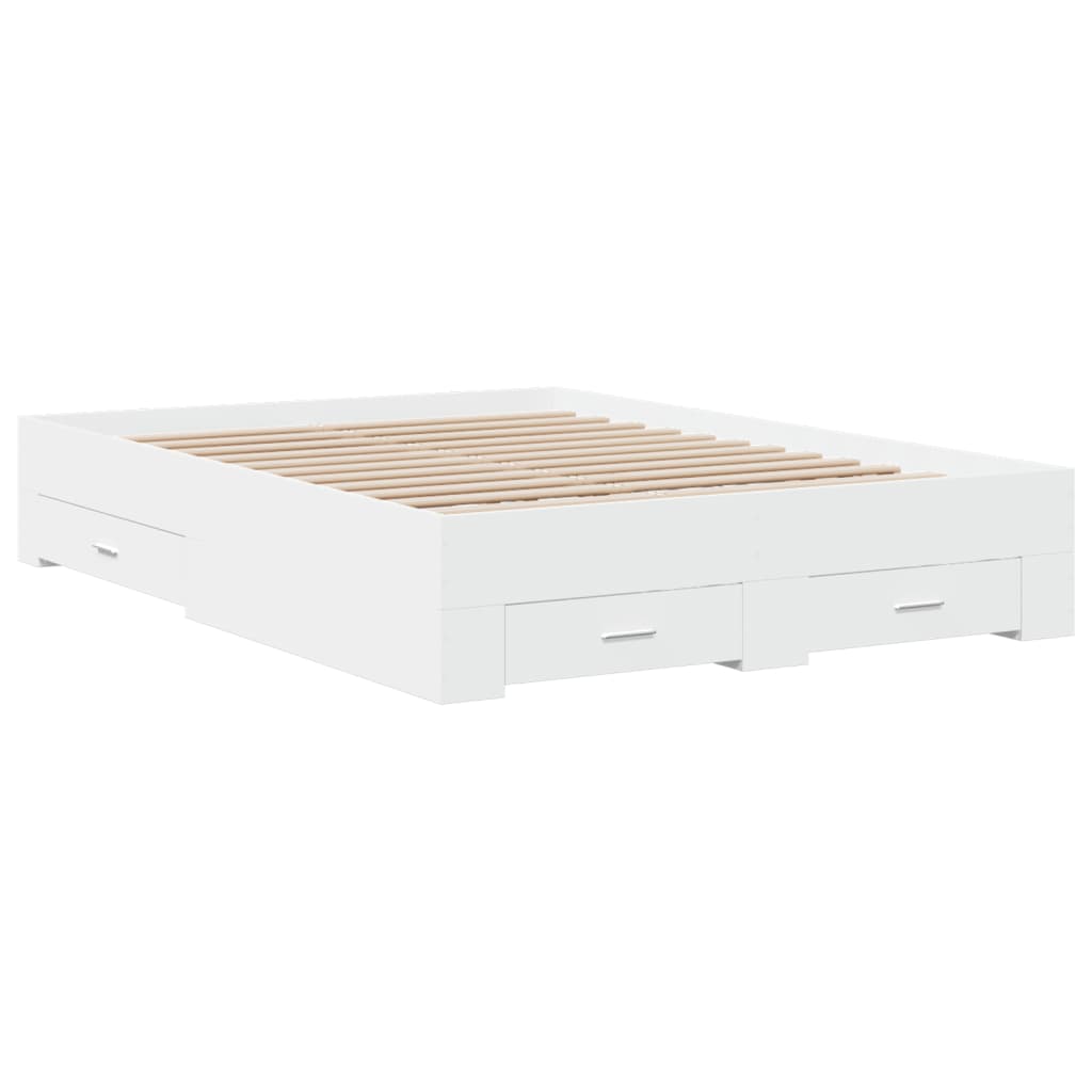 8721102620584_g_en_hd_1 vidaXL Bed Frame with Drawers without Mattress White 135x190 cm - Image 3