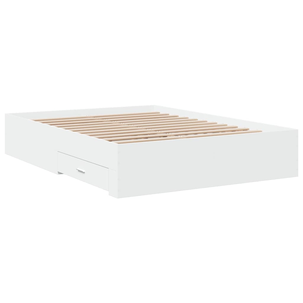 8721102620584_g_en_hd_4 vidaXL Bed Frame with Drawers without Mattress White 135x190 cm - Image 6