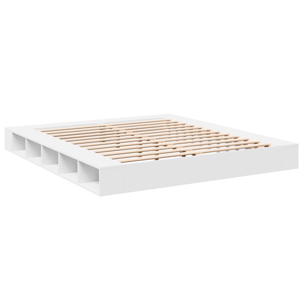 8721102621079_g_en_hd_4 vidaXL Bed Frame without Mattress White 183x203 cm King - Image 6