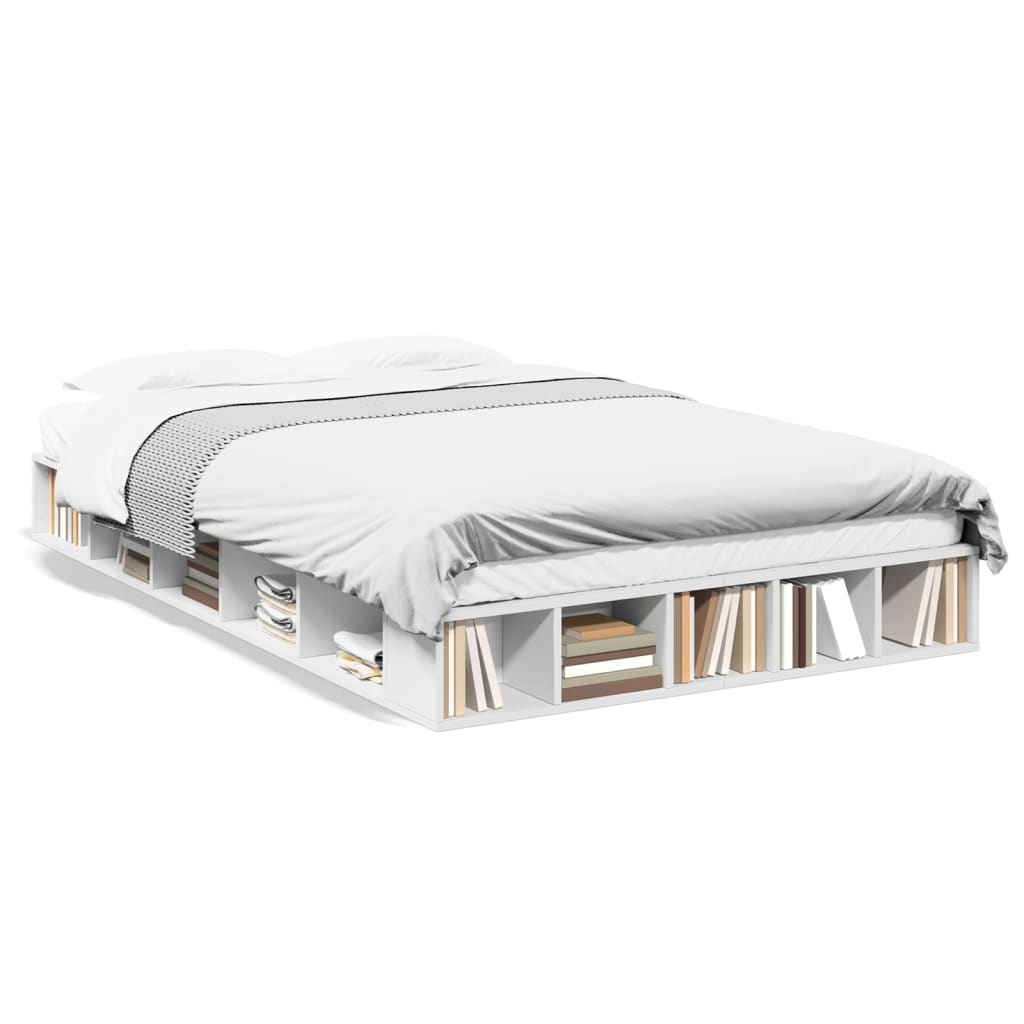 8721102621499_a_en_hd_1 vidaXL Bed Frame without Mattress White 135x190 cm - Image 2