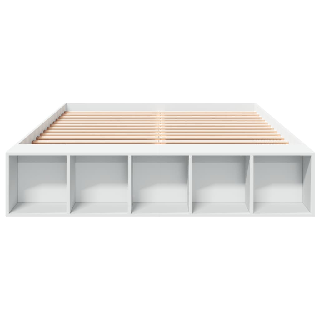 8721102622120_g_en_hd_2 vidaXL Bed Frame without Mattress White 150x200 cm - Image 4