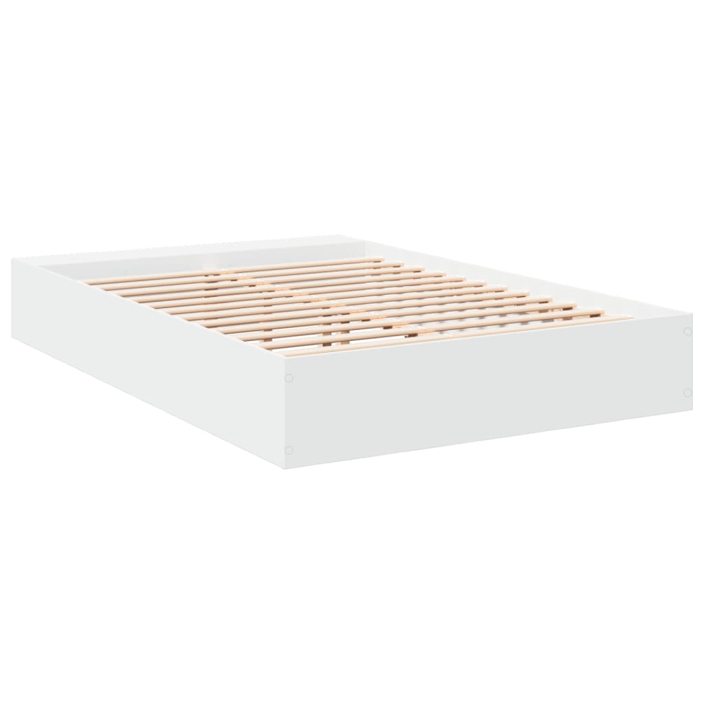 8721102622120_g_en_hd_4 vidaXL Bed Frame without Mattress White 150x200 cm - Image 6