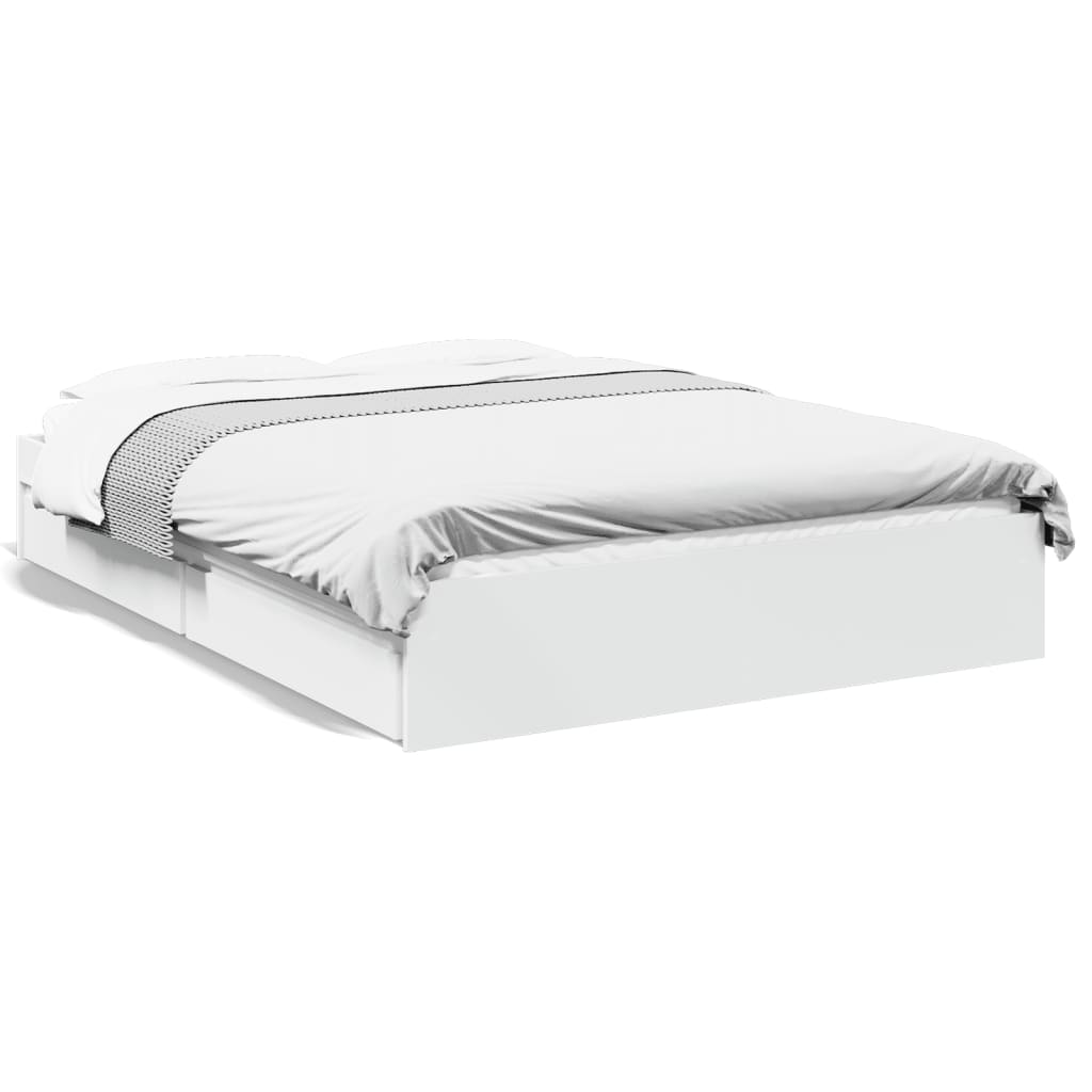 8721102623455_a_en_hd_1 vidaXL Bed Frame with Drawers without Mattress White 135x190 cm - Image 2