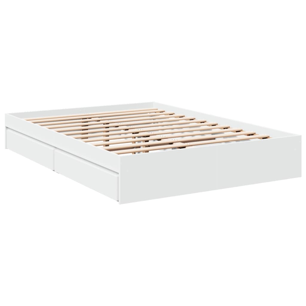 8721102623455_g_en_hd_1 vidaXL Bed Frame with Drawers without Mattress White 135x190 cm - Image 3