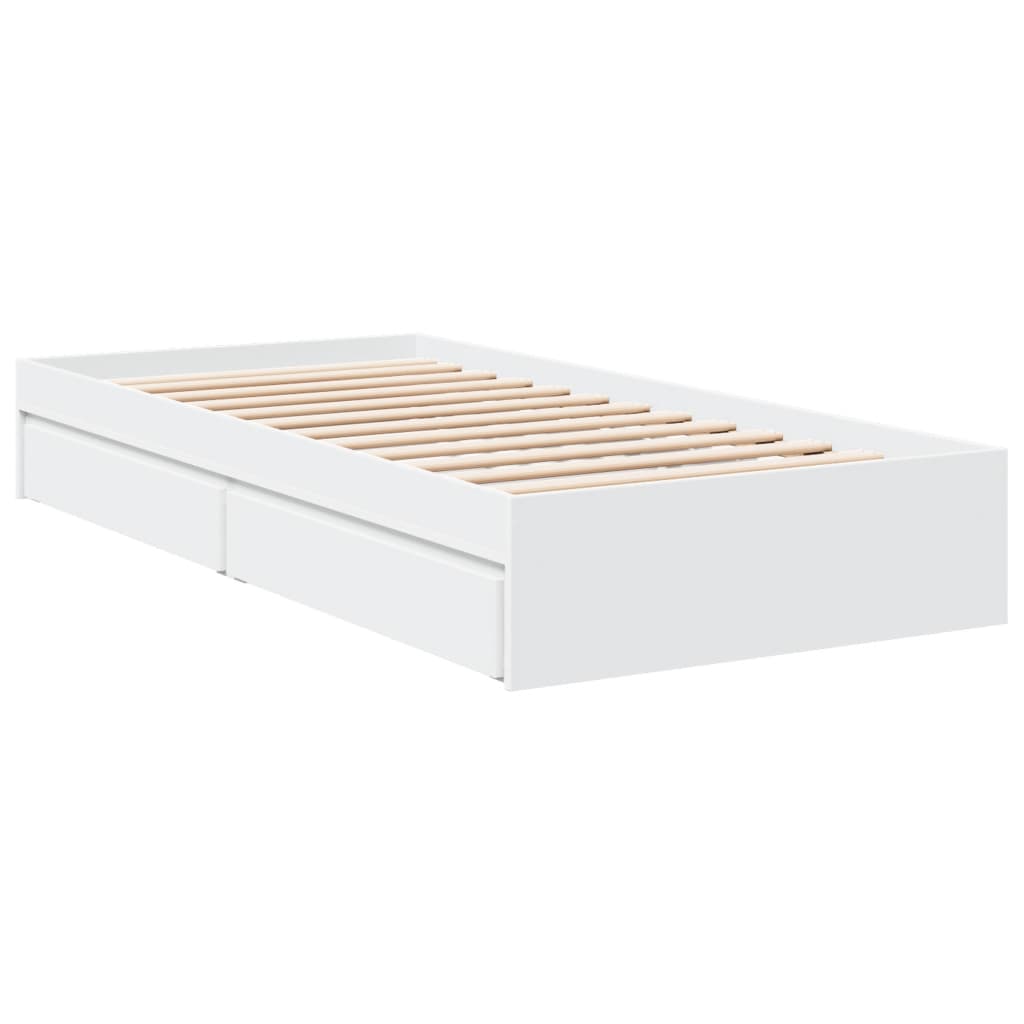 8721102623592_g_en_hd_4 vidaXL Bed Frame with Drawers without Mattress White 90x190 cm - Image 6