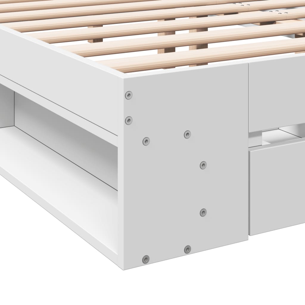 8721102623943_g_en_hd_6 vidaXL Bed Frame with Drawers without Mattress White 150x200 cm - Image 8