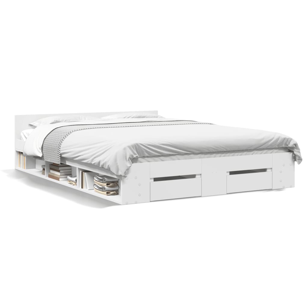 8721102624223_a_en_hd_1 vidaXL Bed Frame with Drawers without Mattress White 135x190 cm - Image 2