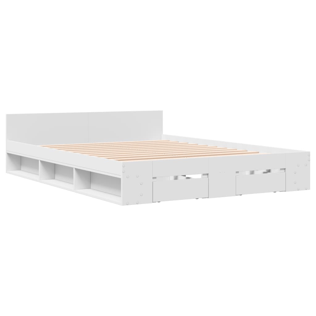 8721102624223_g_en_hd_1 vidaXL Bed Frame with Drawers without Mattress White 135x190 cm - Image 3