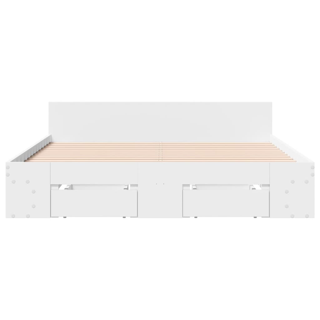 8721102624223_g_en_hd_2 vidaXL Bed Frame with Drawers without Mattress White 135x190 cm - Image 4