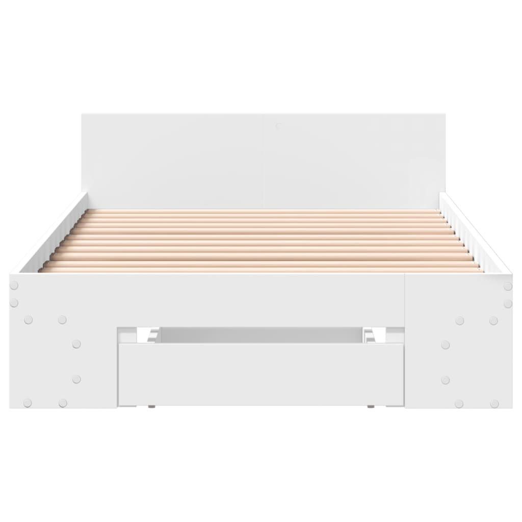 8721102624360_g_en_hd_2 vidaXL Bed Frame with Drawer without Mattress White 90x190 cm - Image 4