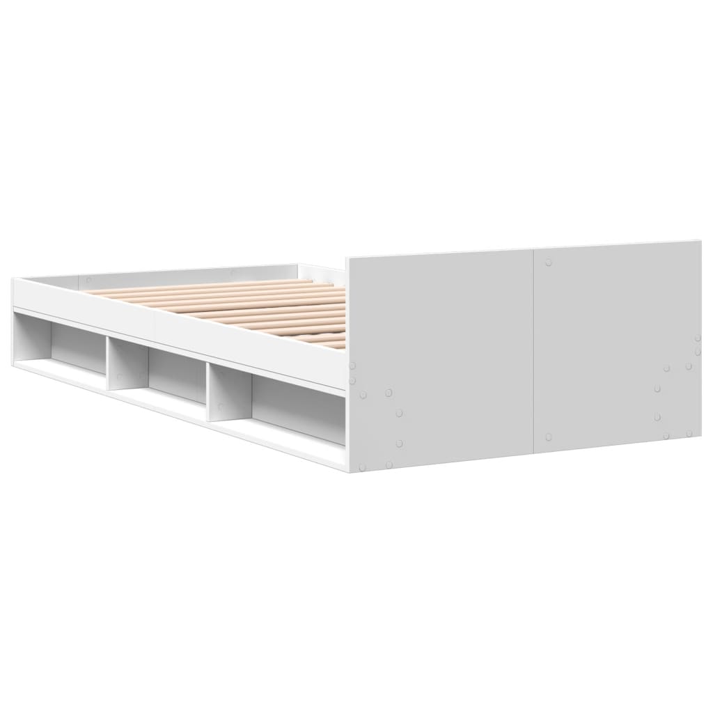8721102624360_g_en_hd_4 vidaXL Bed Frame with Drawer without Mattress White 90x190 cm - Image 6