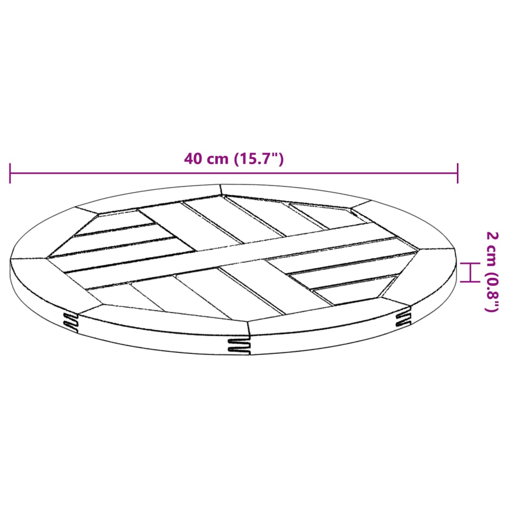 8721102630644_g_en_hd_7 vidaXL Table Top Ø40x2 cm Round Solid Wood Acacia - Image 8