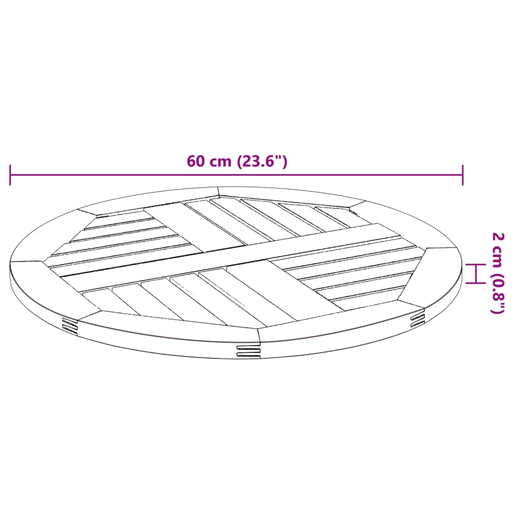 8721102630668_g_en_hd_7 vidaXL Table Top Ø60x2 cm Round Solid Wood Acacia - Image 8