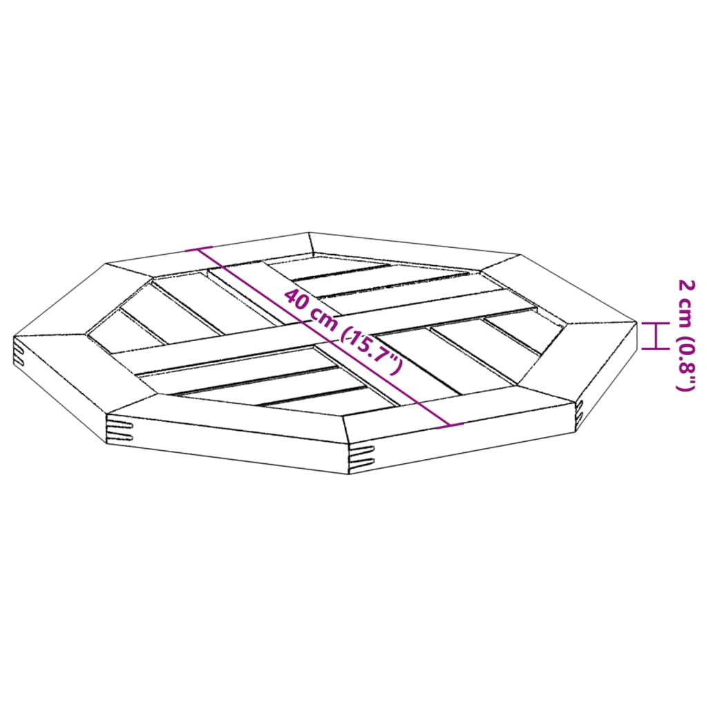 8721102630767_g_en_hd_7 vidaXL Table Top 40x40x2 cm Octagonal Solid Wood Acacia - Image 8