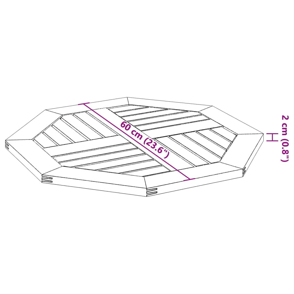 8721102630781_g_en_hd_7 vidaXL Table Top 60x60x2 cm Octagonal Solid Wood Acacia - Image 8
